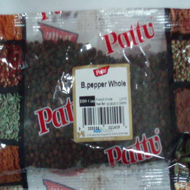 Black Pepper Whole-Pattu-250 gm